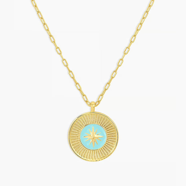 Gorjana Compass Pendant Necklace