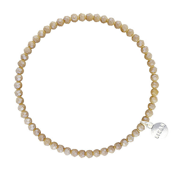 Lizas Fineville 3mm Crystal Bracelet- Olivine