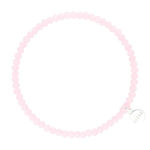 Lizas Fineville 3mm Crystal Bracelet- Rose