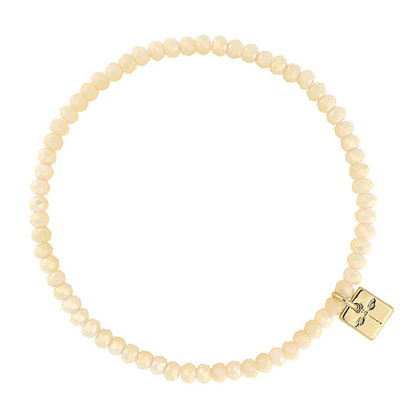 Lizas Fineville 3mm Crystal Bracelet- Sand