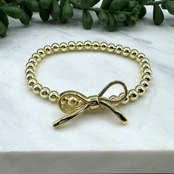 Bailey Bow Bracelet Gold