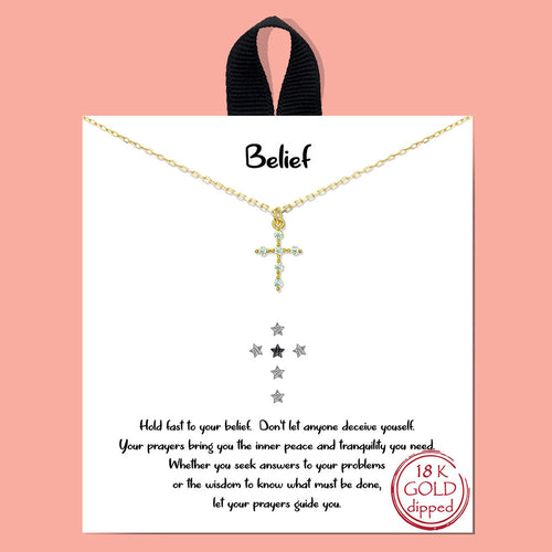 Belief Necklace Gold