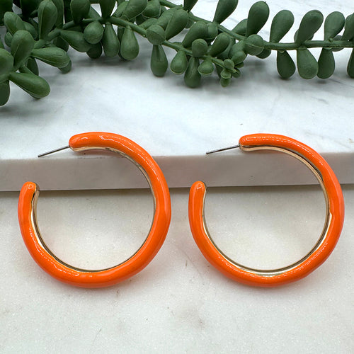 Enamel Game Day Hoops