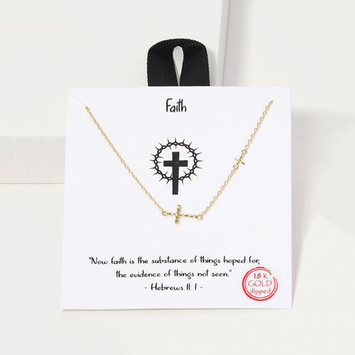 Faith Necklace Gold