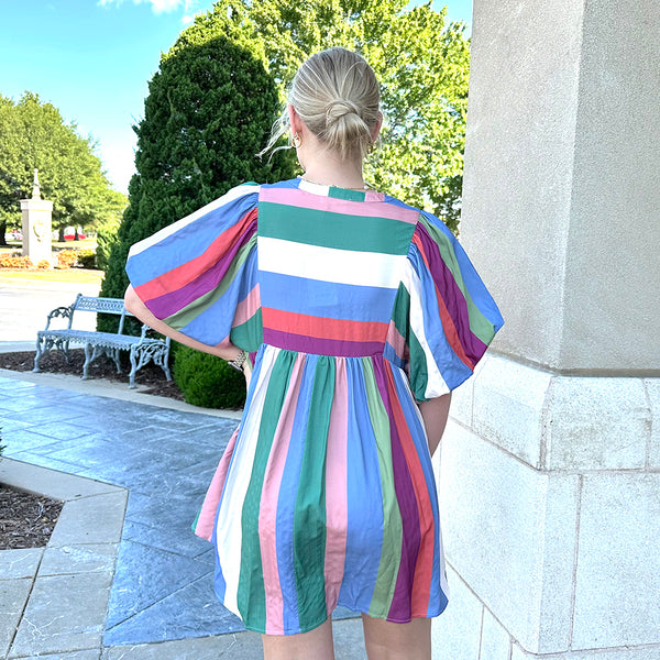 Happy Day Stripe Dress