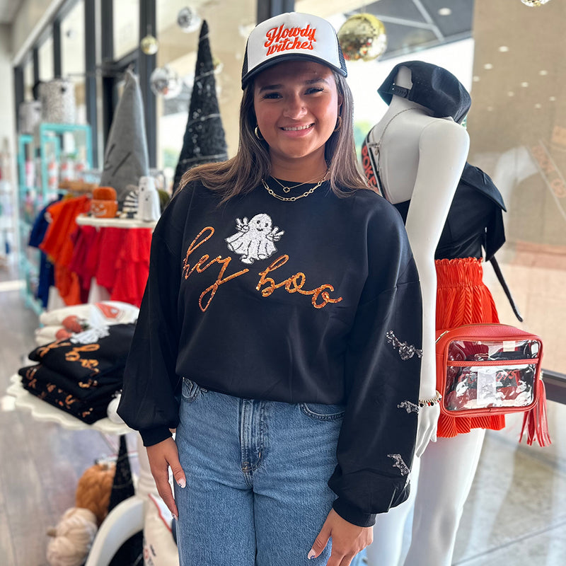 Sequin sweatshirt sales