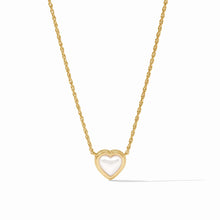 Julie Vos Heart Delicate Necklace Pearl