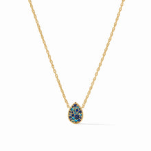 Julie Vos Luna Teardrop Necklace Blue Ombre'