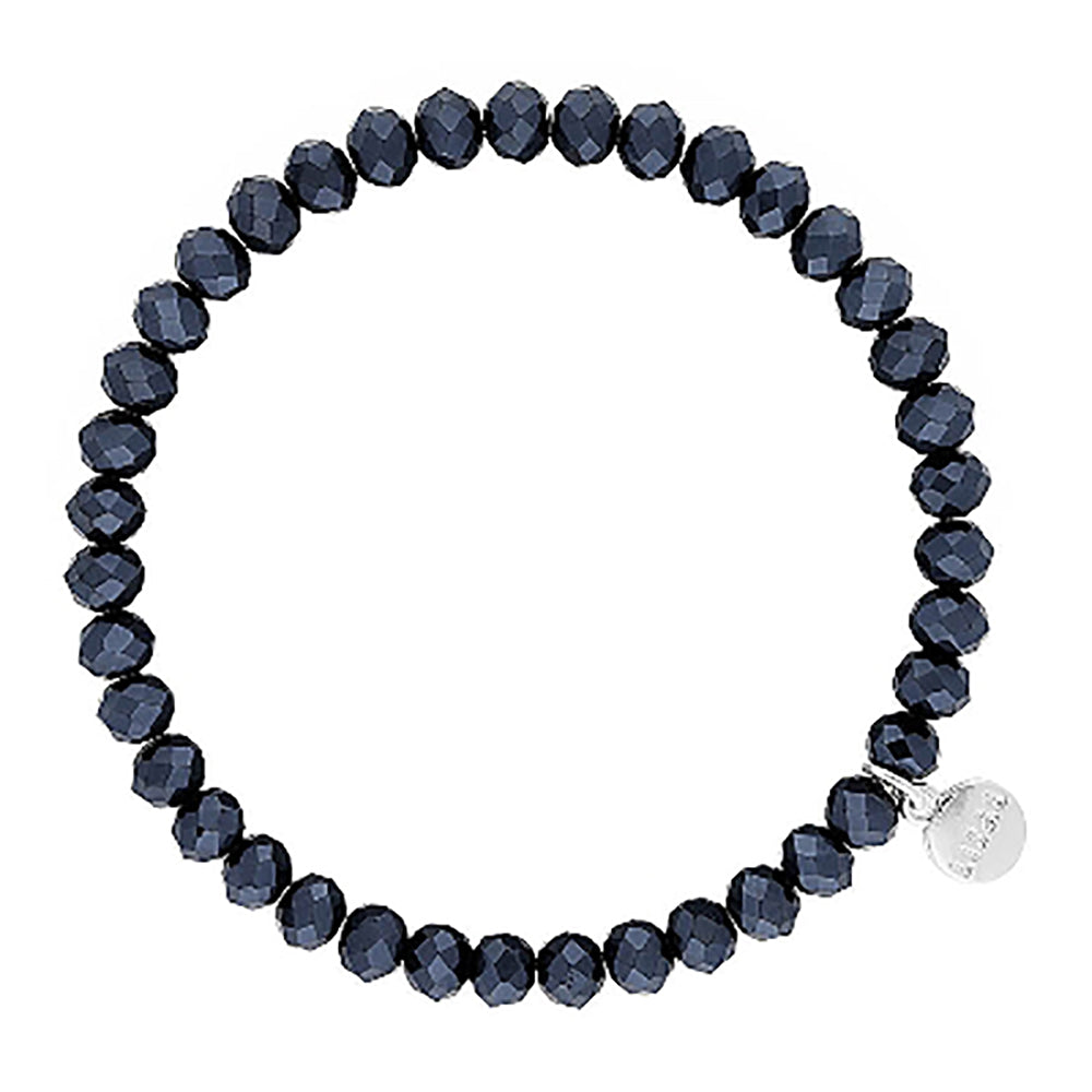 Lizas Nashville 6mm Crystal Bracelet Navy Blue