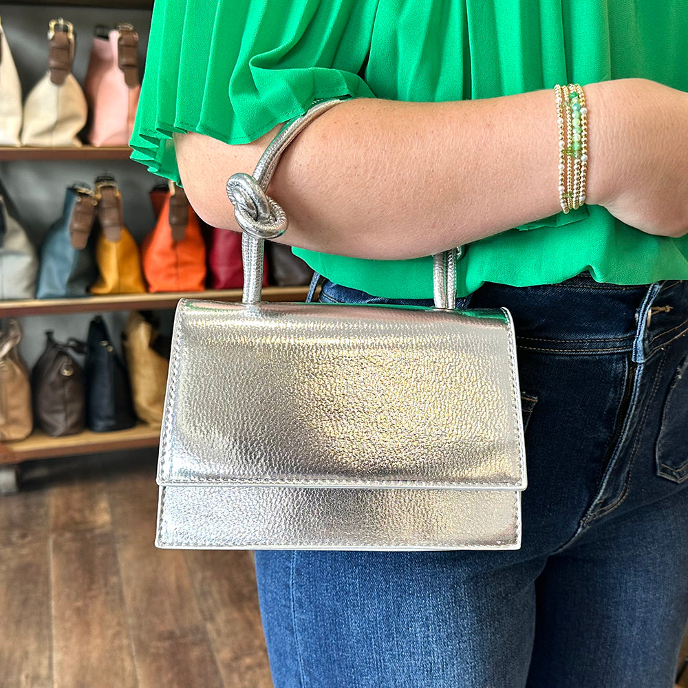 Metallic Mini Bag Silver