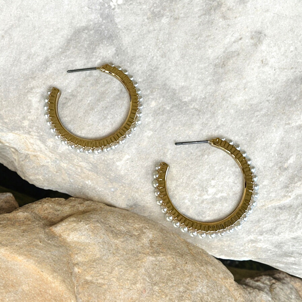 Nina Pearl Hoops