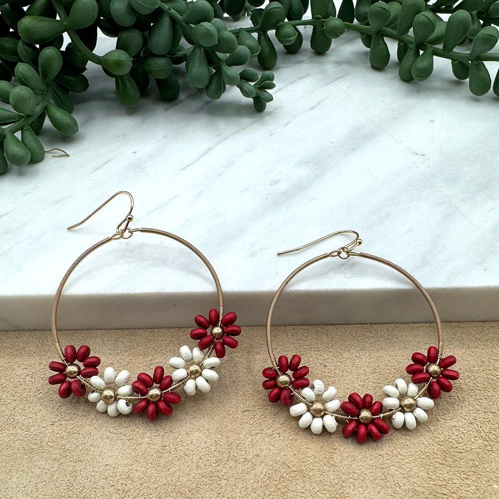 Poppy Floral Earrings