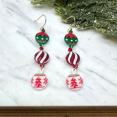 Resin Ornament Earrings