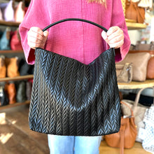 Urban Expressions Herringbone Bag Black