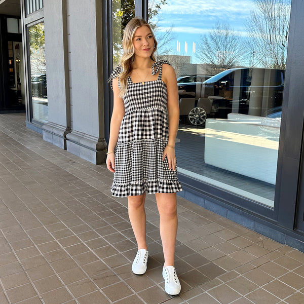 Callie Gingham Dress